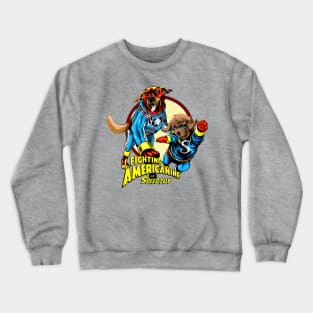 Fighting Americanine & Speedtoy group Crewneck Sweatshirt